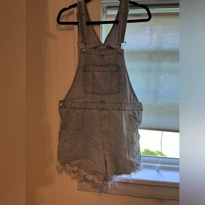 Wild Fable denim short overalls